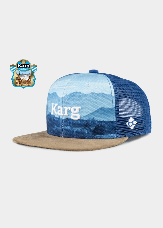 Cap "Karg" - blau (Truckercap)